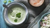 Yoghurtsås med koriander