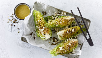 Grillet spidskål