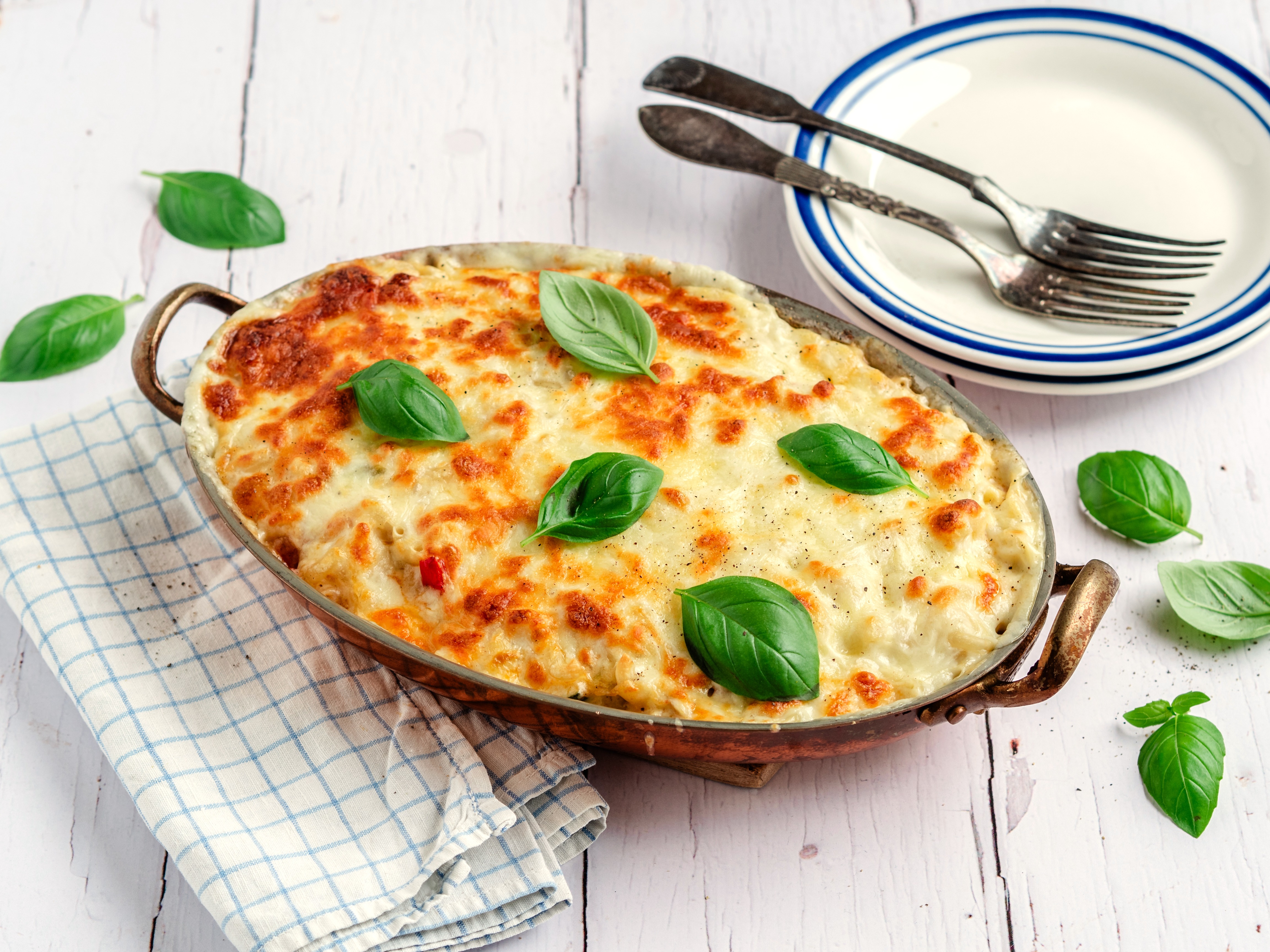 Veggie Mac and Cheese Bake