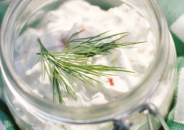 Lactose-free tzatziki