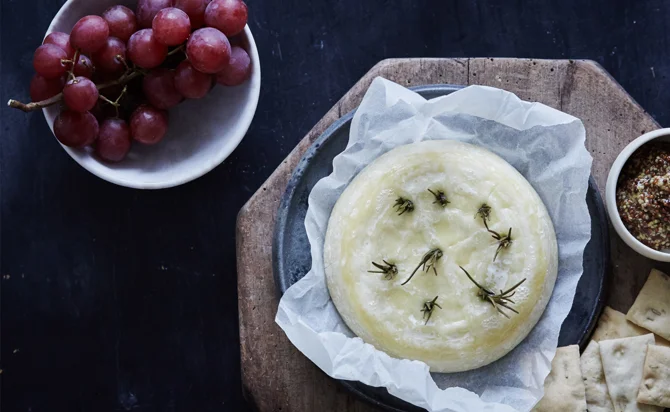 Baked Creamy White with rosemary