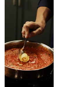 Romige, fluweelzachte tomatensaus