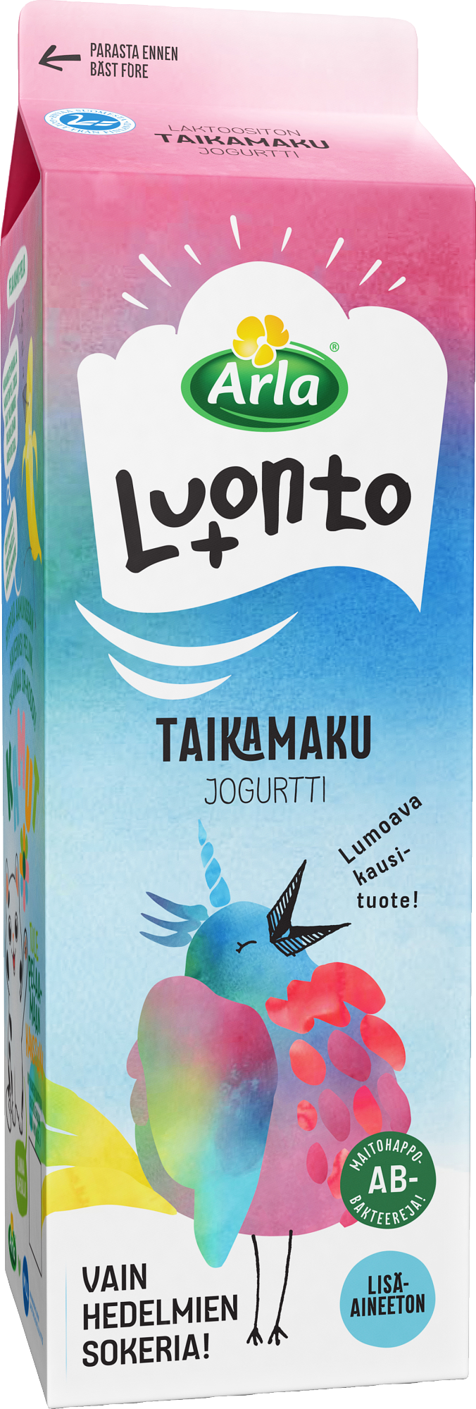 Arla Luonto+ taikamaku AB-jogurtti 1kg laktoositon