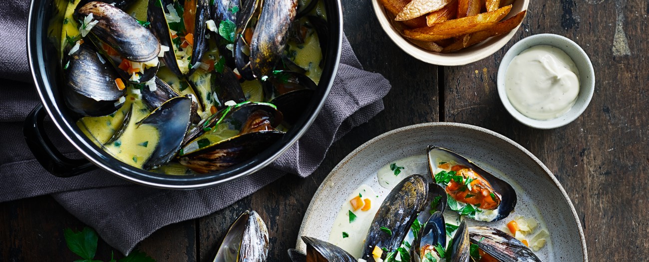 How to cook moules marinière – recipe, Food