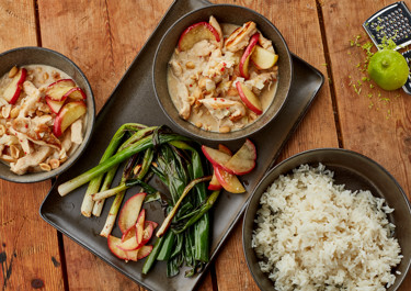 Kylling i jordnøddesauce