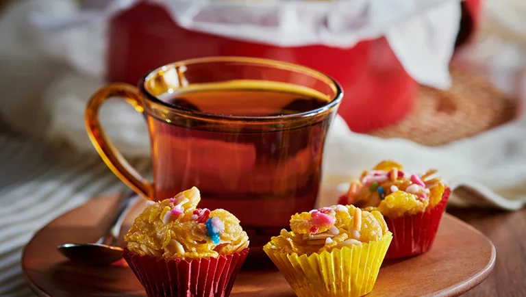 Honey Almond Cornflakes Cups, ‘Cornflakes Badam Madu’