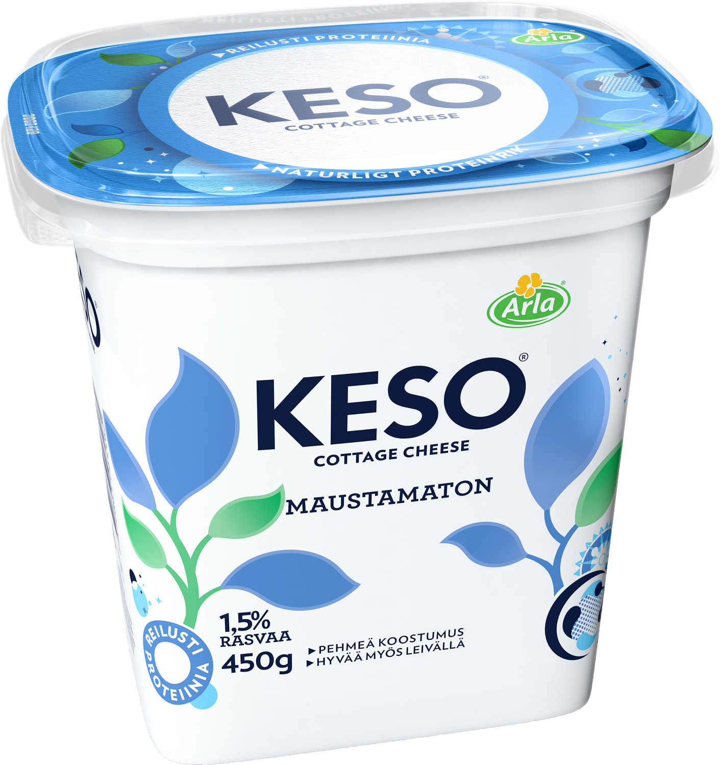 Arla Keso maustamaton raejuusto 1,5% 450g