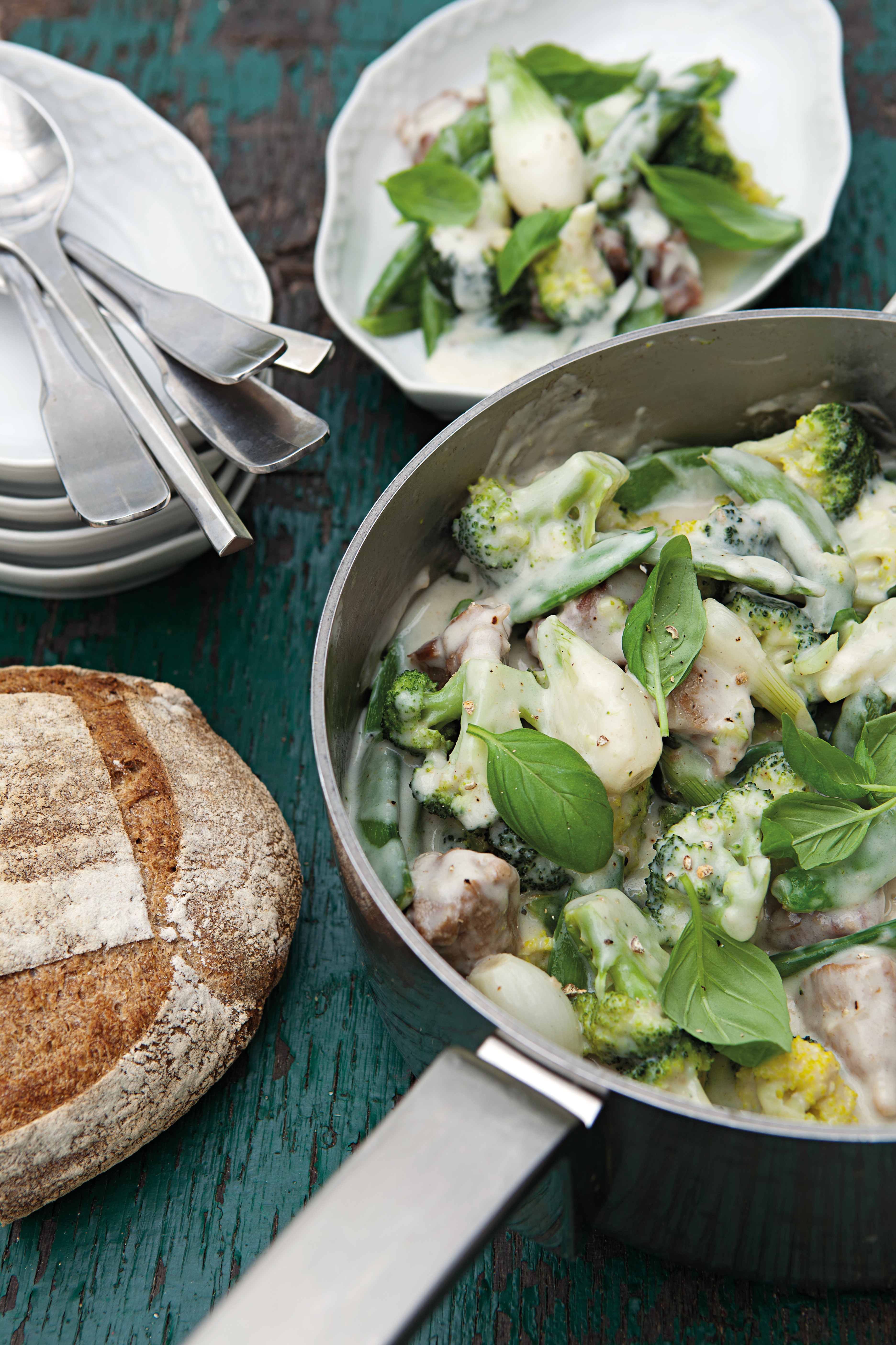 Lammegryde med basilikum