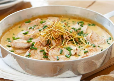 Kalkonfilé med ingefära