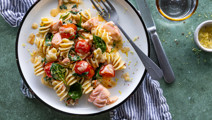 Pasta med laks
