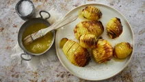Hasselback aardappelen uit de airfryer