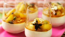 Pannacotta med kryddäpplen