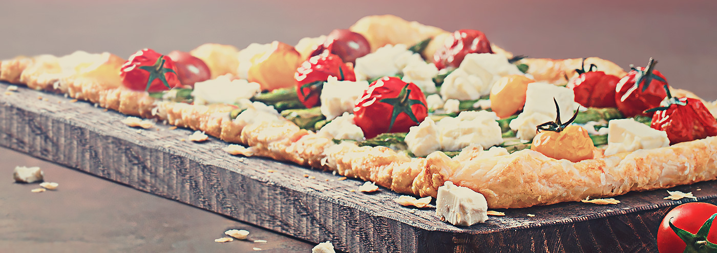 Asparagus & Tomato Tart