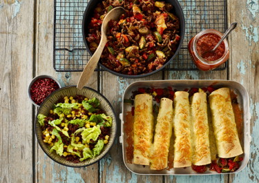 Tortillas med tomatsalsa