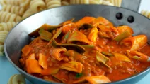 Lins- och tomatpanna