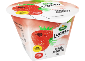 Arla Luonto+ mansikkarahkajogurtti 175g laktoositon