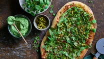 Green Goddess Pizza