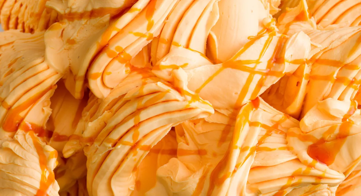 En mycket god sorbet med intensiv syra och tydlig smak av havtorn. En perfekt sorbet ihop med gelato, t ex lakrits.