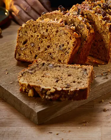 Bananbrød med valnødder