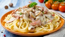 Pasta in Mushroom Sauce
