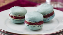 Mustikkaiset macaroon-leivokset