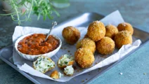Arancini - sprøde risottokugler