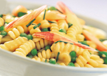 Hummerpasta med krabbpinnar