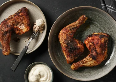 Kippendijen in de airfryer