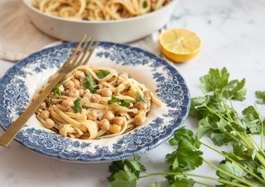 Sitruunainen kikhernepasta