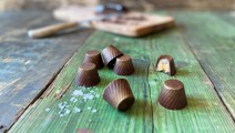 Fyldte chokolader med saltkaramel