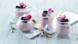 High-protein mousse