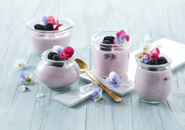 High-protein mousse