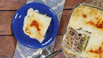 Spinazie en Courgette Lasagne