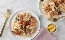 Creamy Paprika & Chili Shrimp Pasta