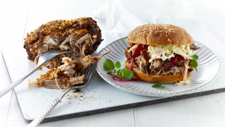 Pulled pork burger