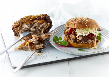Pulled pork burger