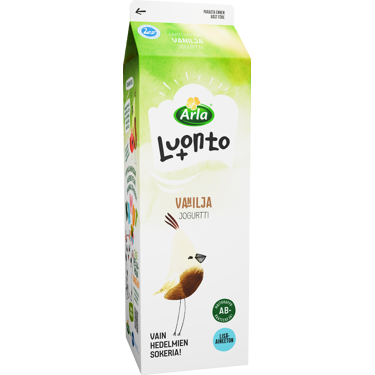 Arla Luonto+ AB vaniljajogurtti 1kg laktoositon