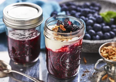 Blåbärschiapudding