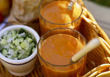 Enkel gazpacho