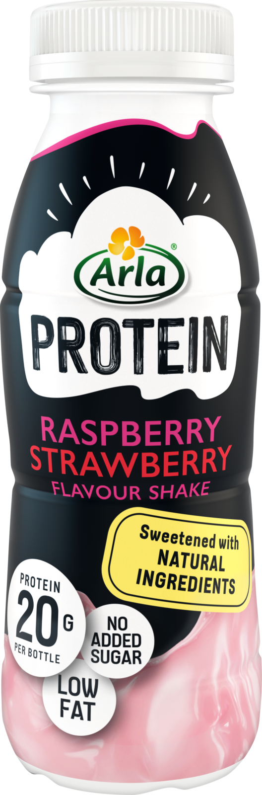 Shake Framboos Aardbei 250ml