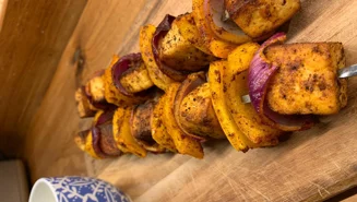 Paneer skewers