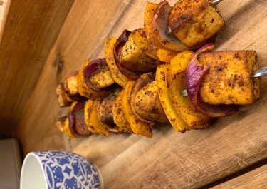 Paneer skewers