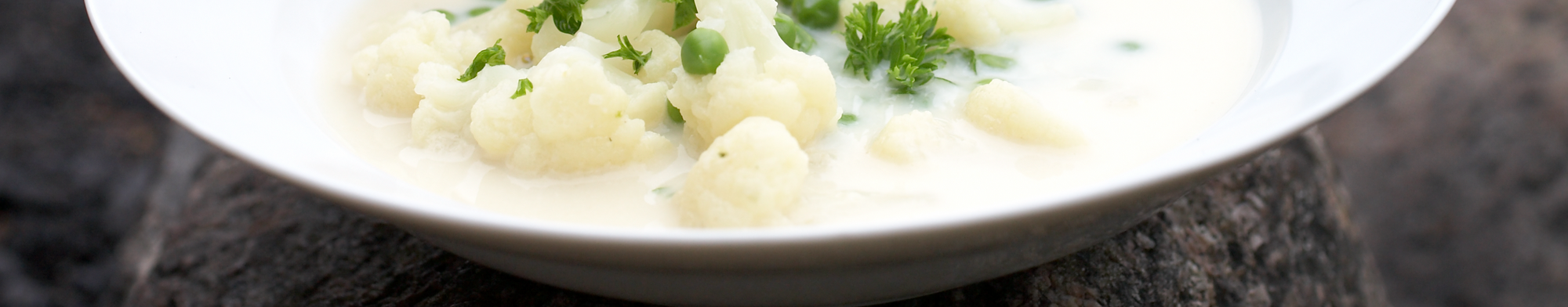 Blomkålssuppe med skovsyre