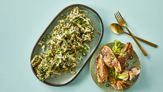 Speltotto med kylling