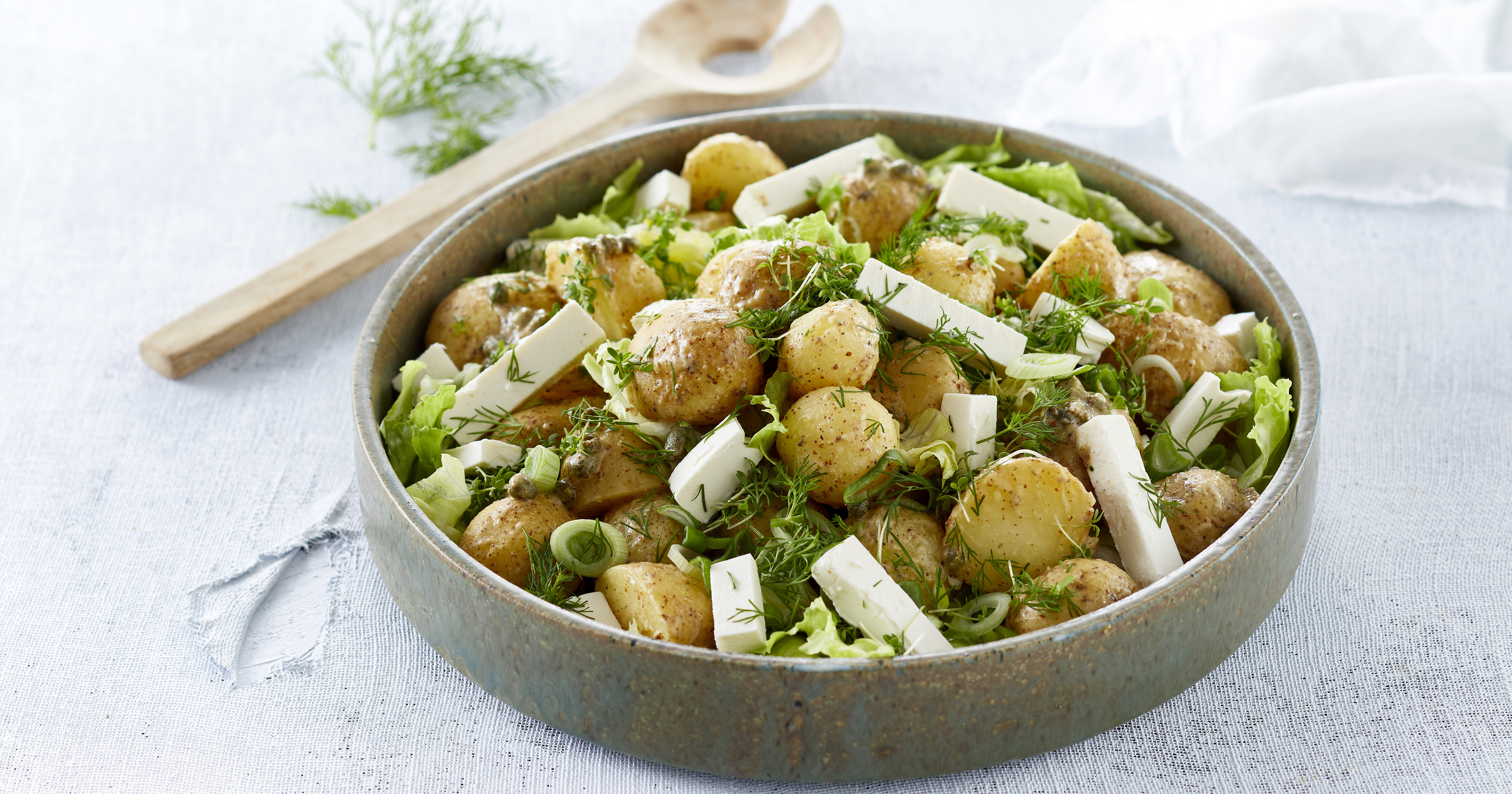 Kartoffelsalat med krydderurter