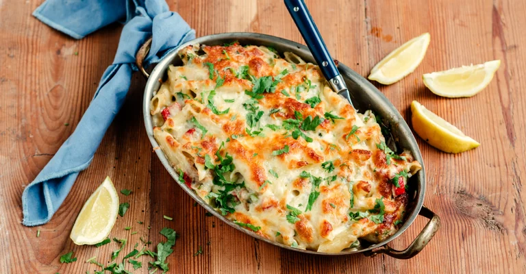 معكرونة بشاميل بالتونة