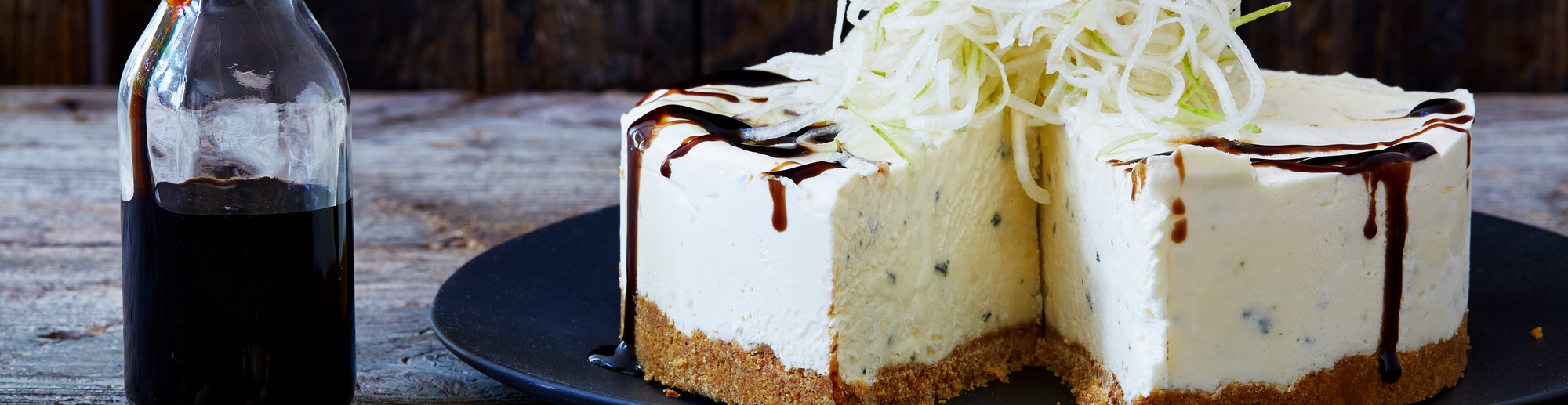 Frossen blue cheesecake