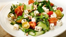 Groene zomersalade