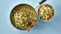 Æggekage med quinoa og hytteost
