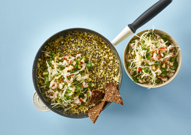 Æggekage med quinoa og hytteost